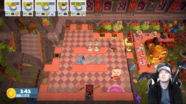 Overcooked! All You Can Eat (Switch) | Birthday Party | Extra Trimmings w/ Commentary смотреть онлайн