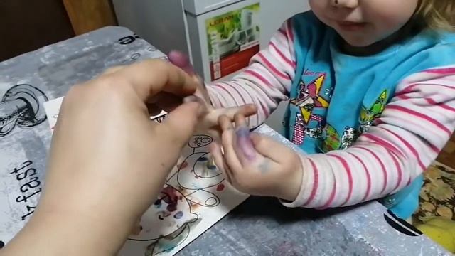 Рисуем пальчиками. смотреть онлайн