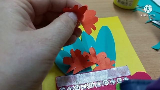 ЭТУ ОТКРЫТКУ ВЫ СДЕЛАЕТЕ ЗА 10 МИНУТ с ребёнком. Творческая мастерская дома. Paper applique. смотреть онлайн