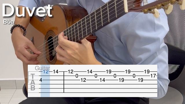 Duvet by Bôa (EASY Guitar Tab) смотреть онлайн