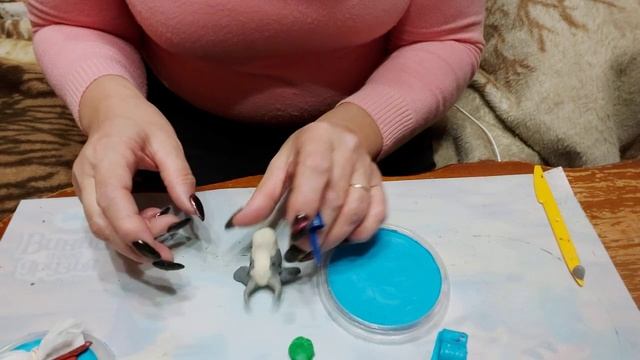 Студия "Сувенирная мозаика". Объёмная лепка "Бычок". Часть 1 смотреть онлайн