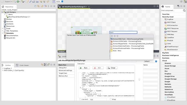 Retrieving Spotify data with Talend Open Studio - Talend Job #1 смотреть онлайн