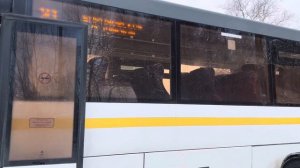 Автобус ЛиАЗ-5250 ”ВОЯЖ” следует по маршруту 21 ”А/в Воскресенск - Цюрупы”