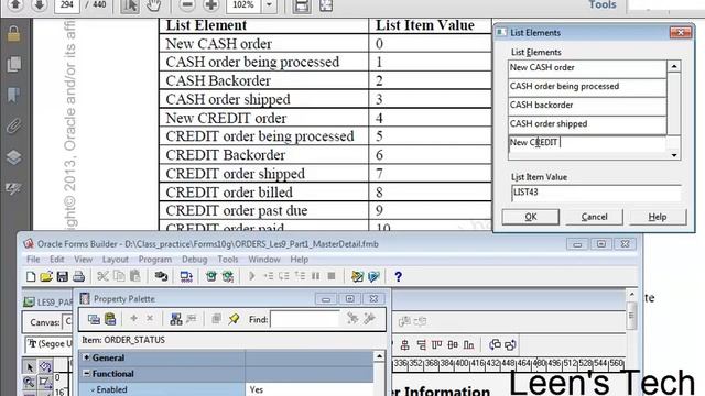 Oracle Forms 10g Tutorial in Bangla: List Items смотреть онлайн