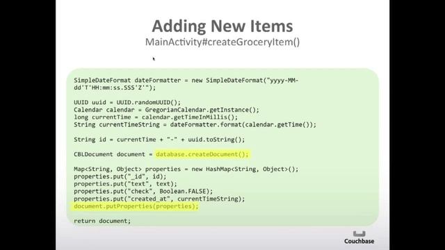 Webinar - Developing with Couchbase Lite Android смотреть онлайн