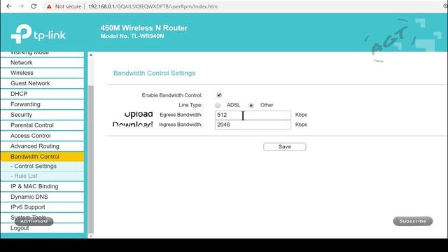 TP-Link Router Bandwidth Control / Bandwidth Management Settings (Set Speed Limit) смотреть онлайн