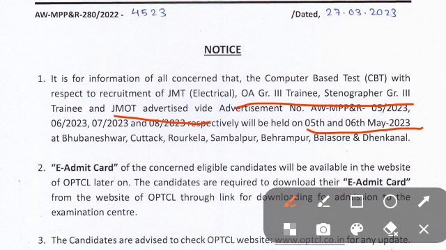 OPTCL Exam Date Announced || OPTCL Admit Card download смотреть онлайн