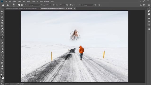 Clone & Pattern stamp tool #24 Photoshop complete Course смотреть онлайн