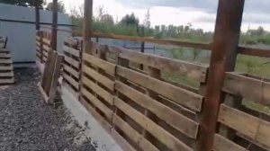 [день 3] гараж из поддонов