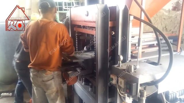 Производство тротуарной плитки. Брусчатка - Ромб смотреть онлайн