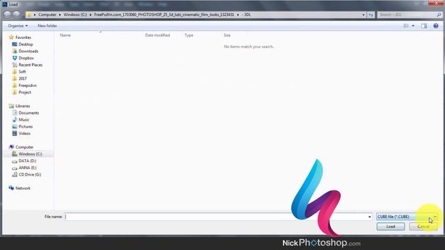 How to install & use 3D LUTs (3D lookup tables) in Photoshop смотреть онлайн