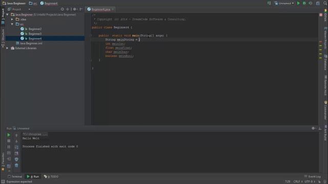 Java Beginner #4 - Variablen kennenlernen [Learn2Java] смотреть онлайн
