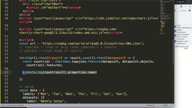 How to Create Maps with chartjs-chart-geo in Chart JS смотреть онлайн