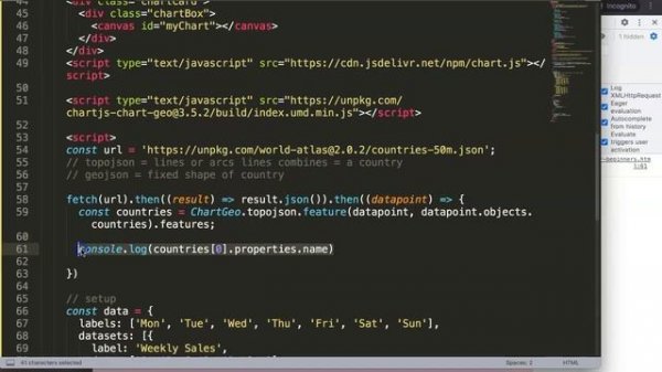 How to Create Maps with chartjs-chart-geo in Chart JS