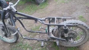 Мотоцикл с двигателем от ВАЗ 2109  Часть 2