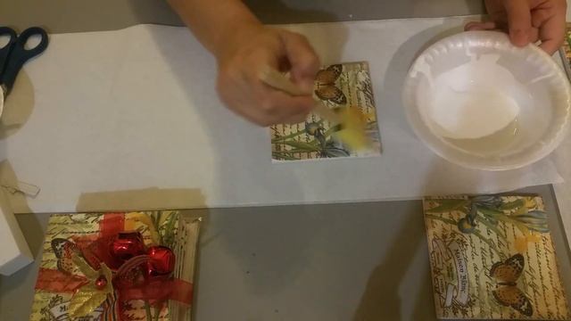 NAPKIN TILE COASTERS