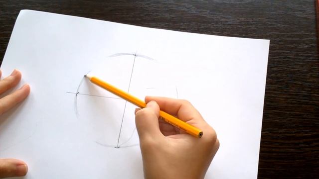 Как нарисовать круг без циркуля смотреть онлайн