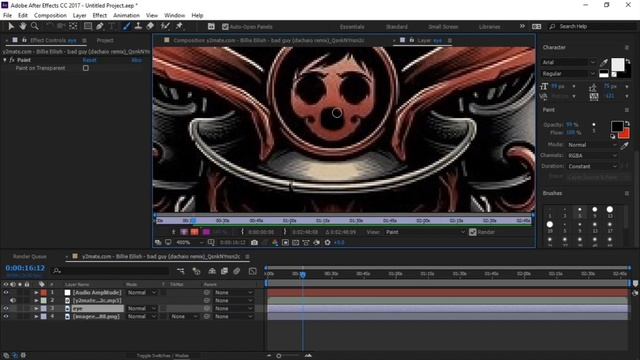 How to make Image React to Music & Audio in Adobe After Effects ( CC tutorial ) смотреть онлайн