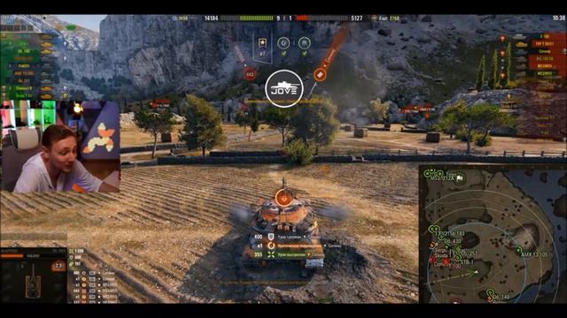 Как Джова микрофон зарофлил!!! | Jove - World of Tanks смотреть онлайн
