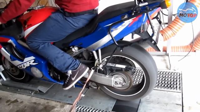 HONDA CBR600F (2001) - DYNO-RUN смотреть онлайн