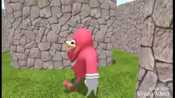 Уганда наклз против пакмана против Соника :Uganda knuckles vs Pacman vs Sonic