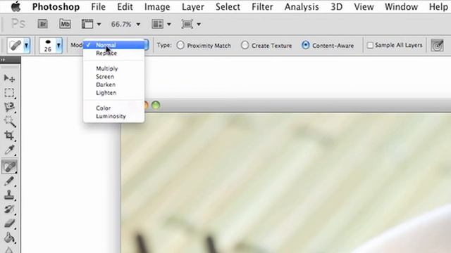Learn Adobe Photoshop - Healing Brush Tool смотреть онлайн