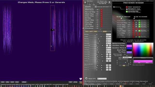 Hair Strand Designer - V1.58 - Highlighting and Refreshing with F6 смотреть онлайн