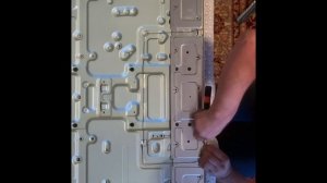 UE43NU7170 ремонт подсветки Samsung - звук есть изображения нет