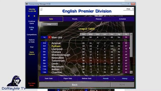 CM0102 Best Tactic ever Part 3/3 AND SUMMARY championship manager by Note Along смотреть онлайн