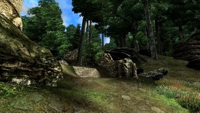 OBGE v2 The Elder Scrolls IV: Oblivion Beatiful Forest 1920x1080 смотреть онлайн