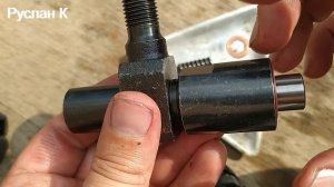 Новая дизельная форсунка мотоблока. Почему она не работала. Регулируем по всем параметрам. #РусланК