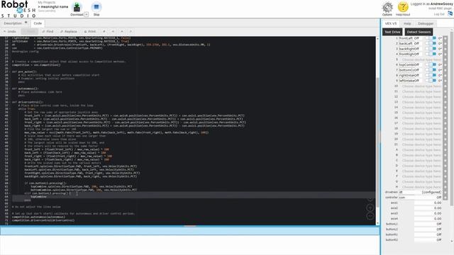 Programming Your VEX VRC in Python using RobotMesh Studio - Part 3 - Arms and Intakes смотреть онлайн