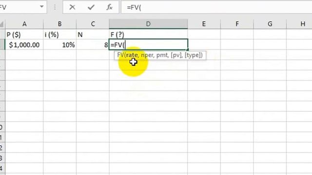 Excel Functions for Engineering Economy | The Function FV for Future Value смотреть онлайн