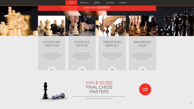 Chess Responsive WordPress Theme by WT Website Template - 53991 смотреть онлайн