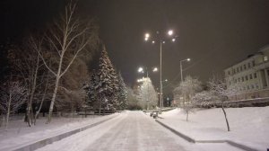Пермь . Сквер имени Решетникова . Ночная прогулка