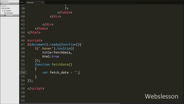 PHP AJAX Jquery - Load Dynamic Data in Bootstrap Tooltip смотреть онлайн