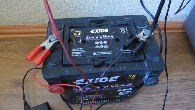 Зарядное устройство BL1204 и аккумулятор AGM Exide Maxxima 900 смотреть онлайн