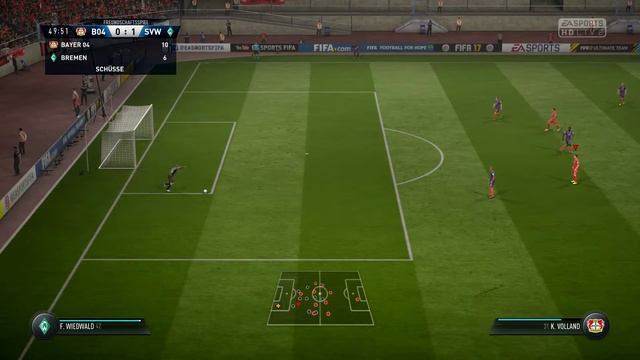 BAYER 04 LEVERKUSEN VS. SV WERDER BREMEN [24.SPIELTAG] 10.3.2017 |FIFA 17| смотреть онлайн