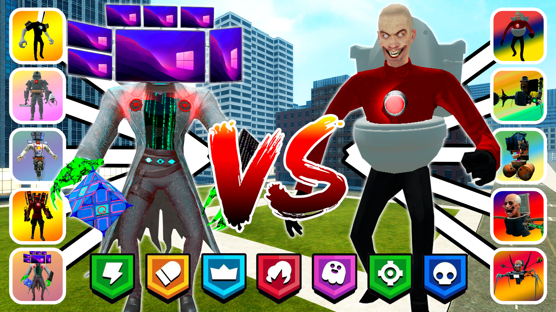 🙄ПЫЛЕСОСМЕН И КАМЕРАМЕНЫ ПРОТИВ СКИБИДИ ТУАЛЕТОВ В ТУРНИРЕ 1 НА 1 В ГИРРИС МОДЕ⚡🔥😂 смотреть онлайн