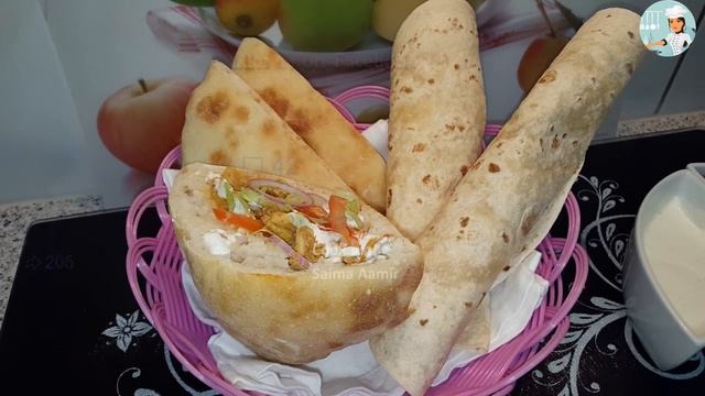 Chicken Shawarma - Doner Kebab - Durum Kebab چکن شاورمہ / Cook With Saima