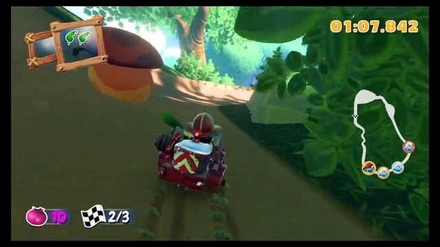 Smurfs Kart (Time Challenge)- The Village Tour- 1:56.945 смотреть онлайн
