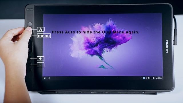 HOW TO ADJUST THE DISPLAY SETTINGS ON HUION KAMVAS 13 смотреть онлайн