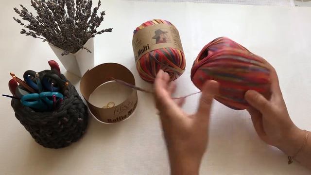 Пряжа Raffia Multi от Fibra natura смотреть онлайн