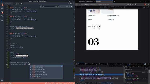 Style Part 8 | How to Build a Nutrition Website Ep. 11 | CSS Grid смотреть онлайн