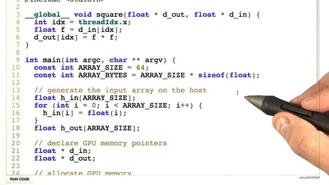 Cubing Numbers Using CUDA - Intro to Parallel Programming смотреть онлайн