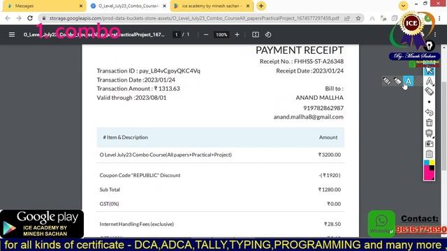 O and A Level Project Offer for Direct and Institute Candidate смотреть онлайн