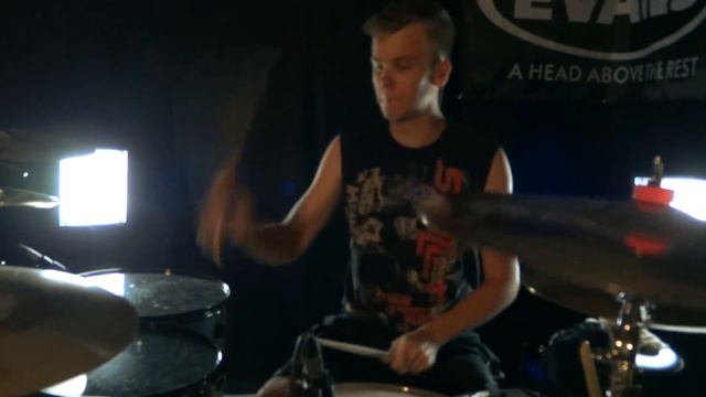 Skillet - Battle Cry - Drum Cover - Brooks (feat. Jen Ledger of Skillet) смотреть онлайн