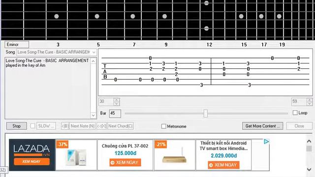 [Guitar Solo Tab] Love Song (The Cure) смотреть онлайн