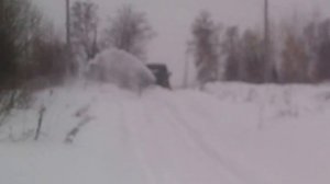 Шнекороторный снегоуборщик на УАЗ   2