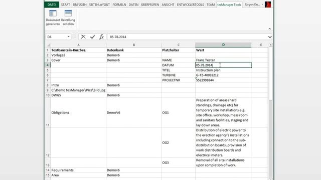 Aus einer Excel-Tabelle ein Word-Dokument generieren смотреть онлайн